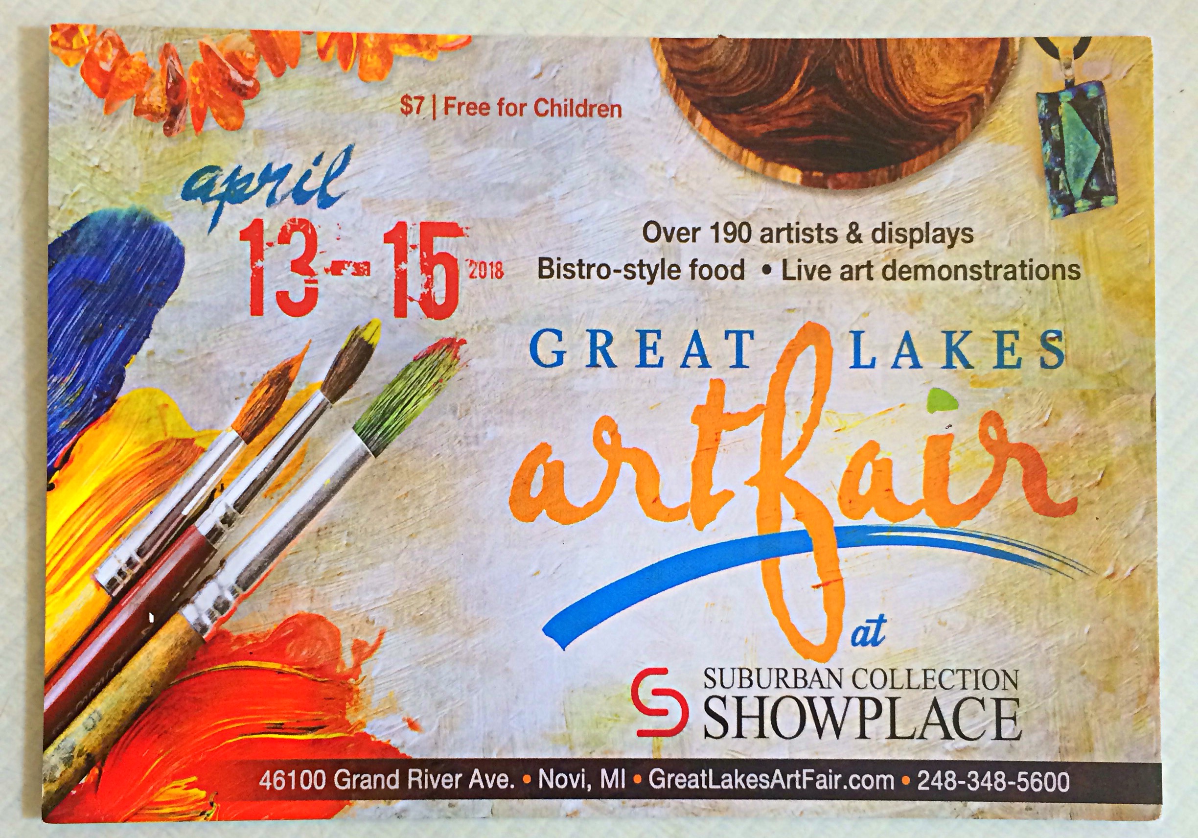 Eastworks Detroit Great Lakes Art Fair, April 13th15th